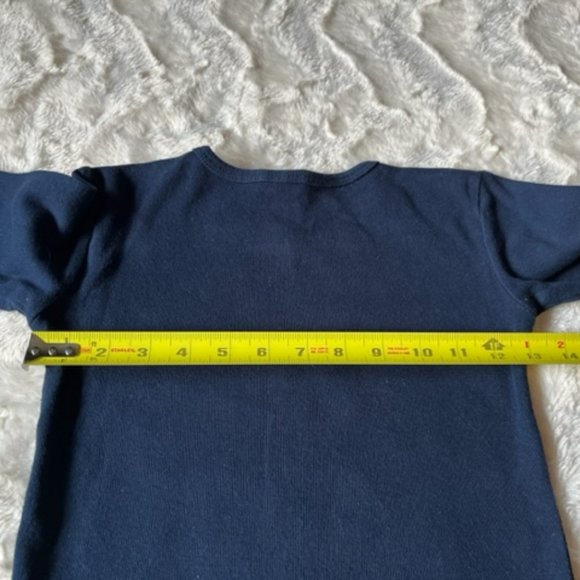 Tommy Hilfiger Navy Star LS Shirt Girls Size 4T Made in Canada Vintage - Picture 5 of 9